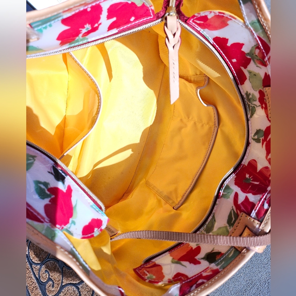 Dooney & Bourke Floral Tote Bag - Picture 13 of 16